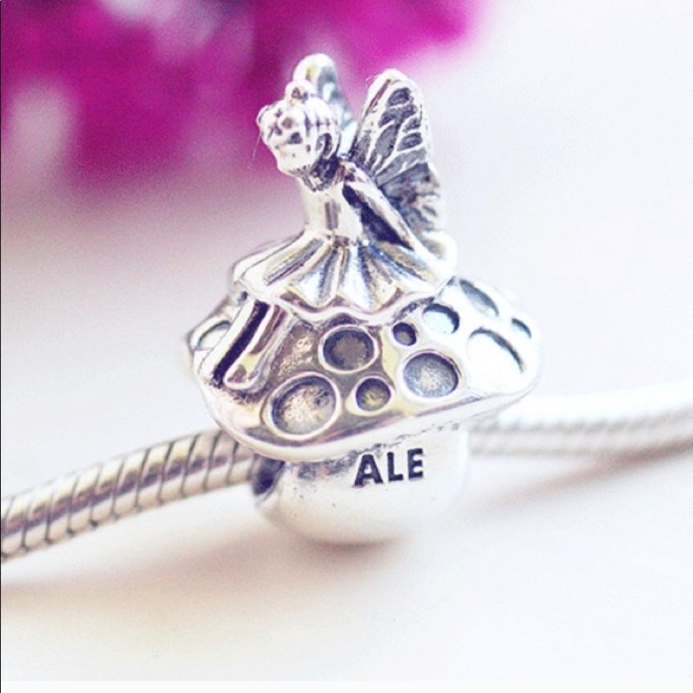 Mushroom Fairy Pandora Charm